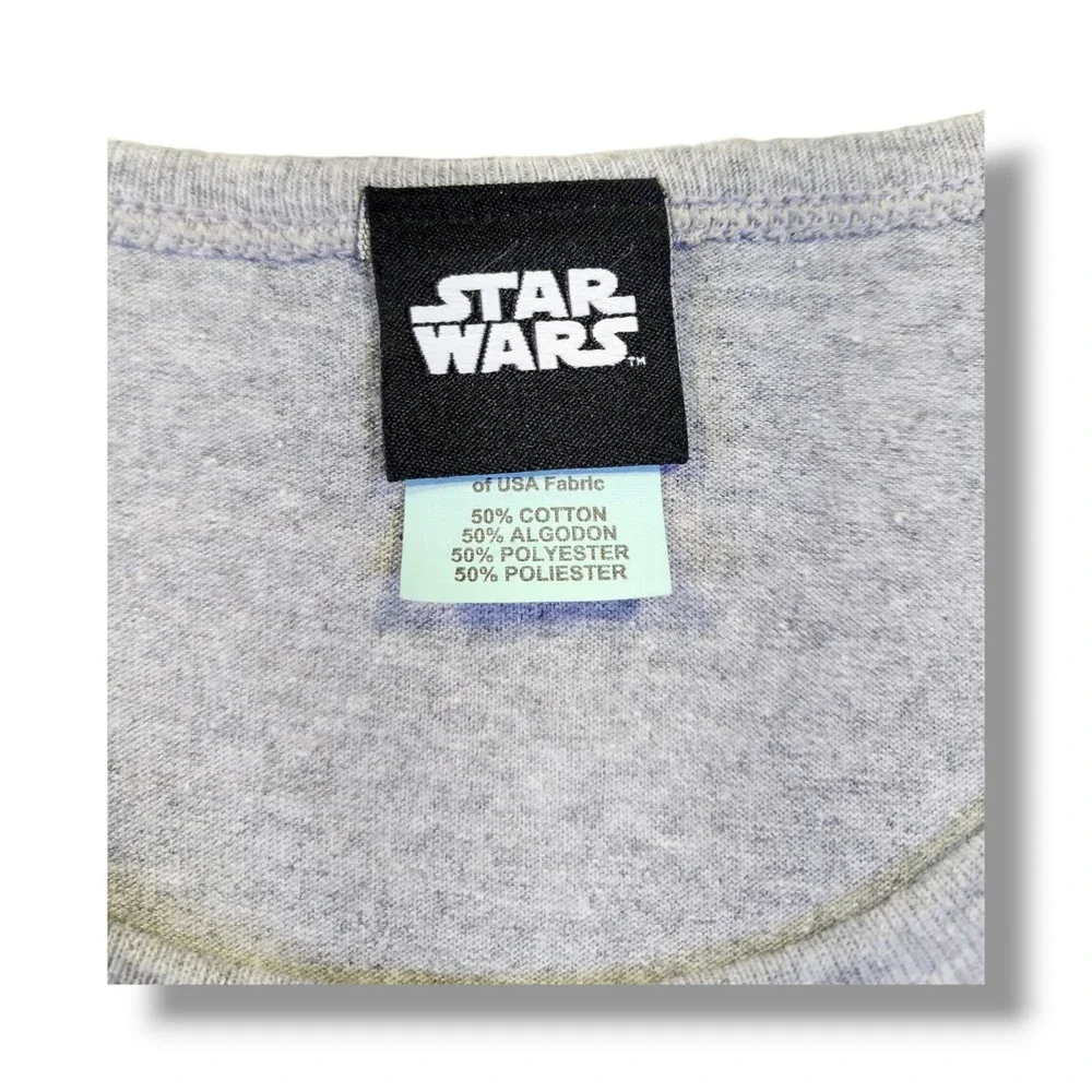 Vintage Pacific Star Wars Vader 77 Gray Tank Top‎ Men's Size Medium